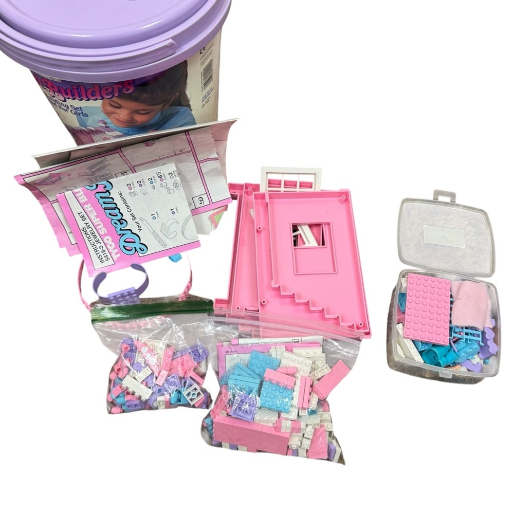 TYCO Dream Builders Building Blocks Set Nursery + 2 other sets 1990 - Picture 2 of 6